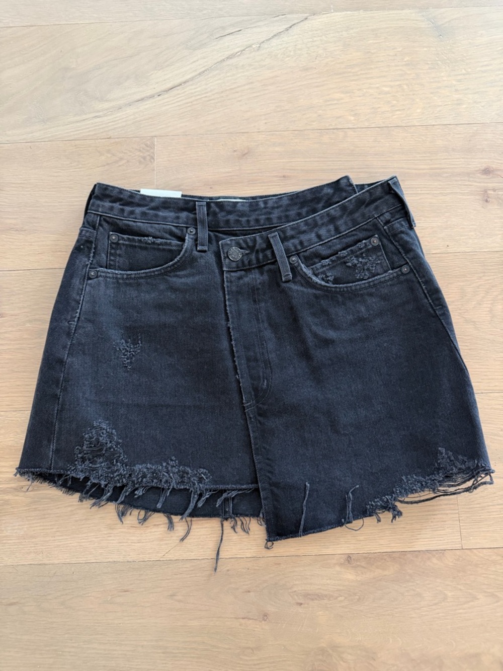 AGOLDE Criss Cross Denim Skirt NWT size 27